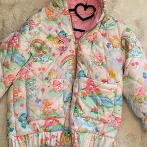 Dolls Kill Care Bears collab quilted jacket